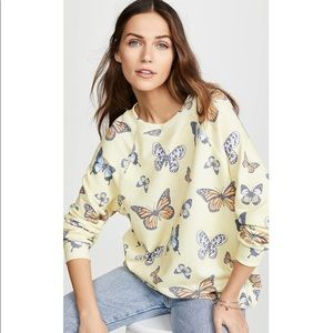 Wild fox butterfly sweatshirt